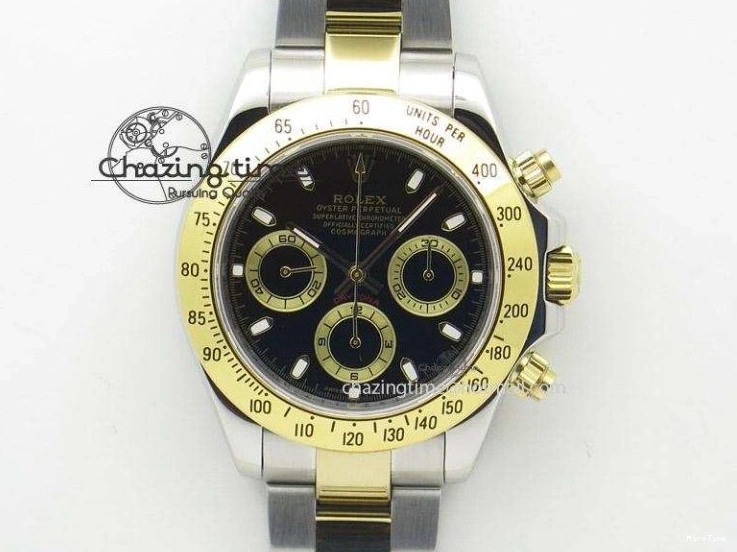 MiroTime 0523 QuickDry DayDate 40 SS GSF Gain Weight Blue Roman Dial Diamonds Bezel on President Bracelet A 1917